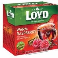 تصویر دمنوش گیاهی لوید فلفل سیاه دارچین و تمشک گرم Loyd 