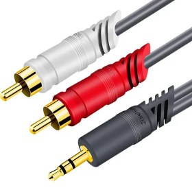 تصویر کابل صدا 1 به 2 جی اچ طول 1.5 متر JH Cable Sound 1-2 Cable 1.5M