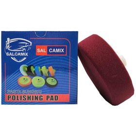 تصویر پد پولیش نرم پیچی سالکامیکس مدل SalCamix Red Polishing Pad 