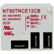 تصویر رله کولری 12V-30A فیش خور مدل NT90TNCE12CB اصلی 