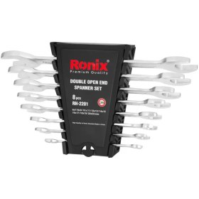 تصویر مجموعه 8 عددی آچار دو سر تخت رونیکس مدل RH-2201 ا Ronix RH-2201 8Pcs Double Open End Spanner Wrench Ronix RH-2201 8Pcs Double Open End Spanner Wrench