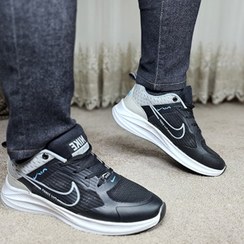 تصویر کفش کتونی مردانه نایک ایرانی رنگ مشکی-سفید Nike 902 BW 