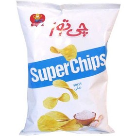 تصویر سوپر چیپس نمکی چی توز مقدار 240 گرم Cheetoz Salty Super Potato Chips 240 gr