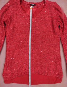 تصویر بافت قرمز پولکی 0117 