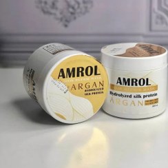 تصویر ماسک مو بدون سولفات آرگان برند آمرول amrol hair mask