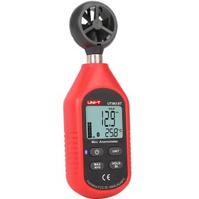 تصویر بادسنج دیجیتال یونیتی مدل UT363BT UNI T UT363BT Wind Speed Meter Digital