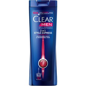 تصویر شامپو ضد شوره حالت دهنده مردانه کلیر 2 در 1 400 میل ا Clear Anti Dandruff Style Express 2in1 Shampoo For Men 400ml Clear Anti Dandruff Style Express 2in1 Shampoo For Men 400ml