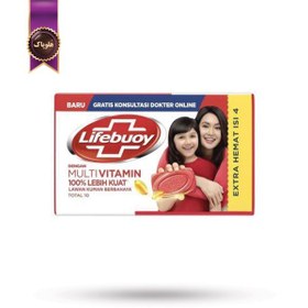 تصویر صابون آنتی باکتریال لایف بوی lifebuoy مدل مولتی ویتامین 10 multivitamin total پک 4تایی (اورجینال) 