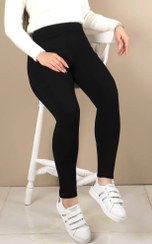 تصویر شلوار ساپورت کشی زنانه - مشکی / سایز مدیوم 