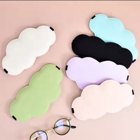 تصویر چشم بند خواب مدل ابری پاستلی 