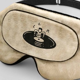 تصویر طرح موزیک برای چشم بند کورال Music Design for Coral202 Sleep Mask