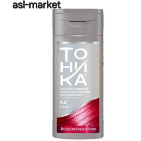 تصویر شامپو رنگ تونیکا Tohnka مدل Ruby Red شماره ۴.۶ TOHNIKA TONER Ruby Red 4.6 