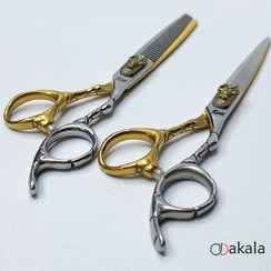 تصویر ست قیچی آرایشگری ۶ اینچ فینی/صیام 