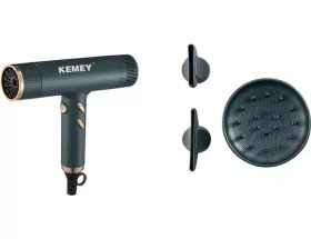 تصویر سشوار حرفه‌ای 1500 وات کمی Kemei Km-2062 Professional Hair Dryer 1500W 