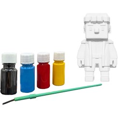 تصویر عروسک رنگ‌آمیزی رنگارت مدل ماینکرافت 