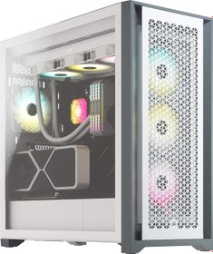 تصویر کیس کامپیوتر کورسیر مدل iCUE 5000D RGB Airflow ا Corsair iCUE 5000D RGB Airflow Black Mid Tower Computer CASE Corsair iCUE 5000D RGB Airflow Black Mid Tower Computer CASE