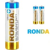 تصویر پک دو تایی باتری نیم قلمی RONDA Ronda Ultra HEAVY DUTY AAA Battery Pack Of 2