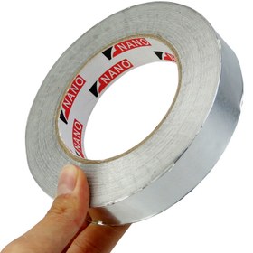 تصویر چسب آلومینیومی نسوز Nano 2.5cm ا Nano Aluminium 2.5cm tape Nano Aluminium 2.5cm tape