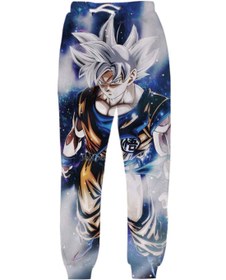 تصویر شلوار کژوال گشاد با طرح دراگون بال و لوله‌ای مستقیم برند kuying New Dragon Ball Printed Straight Tube Loose Casual Pants