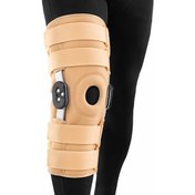 تصویر زانوبند با مفصل مدرج سما طب کد ۵۰۳۲ 