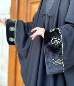 تصویر چادر یاسمین جواهر دوزی ملکا | طراحی لوکس 