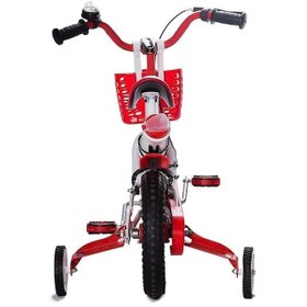 تصویر دوچرخه کودک سونیک سایز ۱۲ با تکیه گاه 