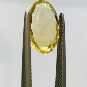 تصویر نگین سیترین طلایی اصل سایز 10*14 