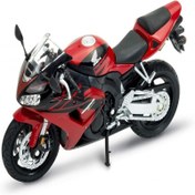 تصویر ماکت موتور سیکلت هوندا سی بی ار 1000ار ار Honda motorcycle Japan cbr1000rr به رنگ قرمز برند ویلی welly 