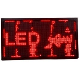 تصویر تابلو روان قرمز سایز 74*138 LED Display 74-138-RED