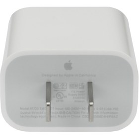 تصویر آداپتور شارژر اپل ۱۸ وات (اصلی) اپل استور Apple 18W USB-C Power