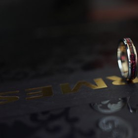 تصویر حلقه اوپال آتشین قالب باریک 