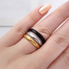 تصویر رینگ ساده استیل steel ring