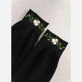 تصویر ساق دست(آستینک) دست دوز گلدوزی 