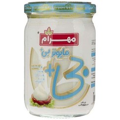 تصویر مهرام سس مایونز بی+ شیشه 255 گرم 