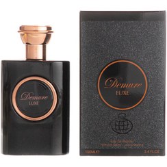 تصویر ادو پرفیوم زنانه Demure Luxe حجم 100 میل فراگرنس ورد Fragrance World Demure Luxe Eue De Parfum For Women 100ml