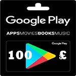 تصویر گیفت کارت 100 پوندی گوگل انگلیس 