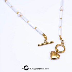 تصویر گردنبند سنگی کورالین 