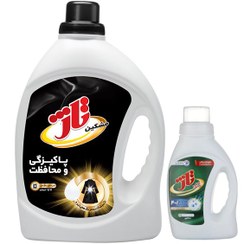 تصویر مایع ماشین لباسشویی البسه مشکی تاژ به همراه جایزه (2700 گرم) 