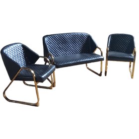 تصویر مبل نیم ست اداری مدل کلاسیک ، تمام فوم سرد 