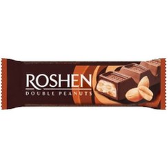 تصویر شکلات بار روشن با مغز بادام زمینی دوبل - ROSHEN DOUBLE PEANUTS 