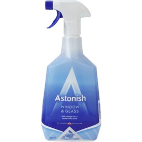 تصویر اسپری شیشه پاک کن انگلیسی آستونیش Astonish window and glass cleaner حاوی عصاره لیمو 750 میل 