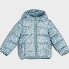 تصویر کاپشن پفکی کلاه دار دخترانه برند SINSAY 