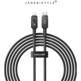 تصویر کابل تبدیل 2 متری USB-C به لایتنینگ بیسوس مدل Unbreakable P10355803111-01 Baseus Unbreakable P10355803111-01 USB-C To Lightning 20W 2m Data Charging Cable
