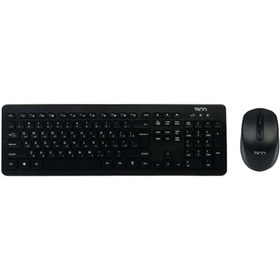 تصویر کیبورد و موس بی سیم تسکو TKM 7011w TSCO TKM 7011 Wireless keyboard and Mouse