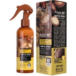 تصویر اسپری دوفاز مو راکو حجم ۲۵۰ میل روغن آرگان 