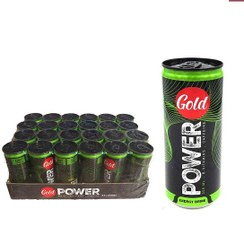 تصویر گلد پاور- نوشیدنی انرژی زا 250 میل 24 عددی gold power energi drinks 250 mil