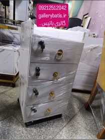 تصویر ترولی تمام کشو قفلدار 