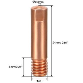 تصویر نازل CO2 ریز M6 - 0.8 