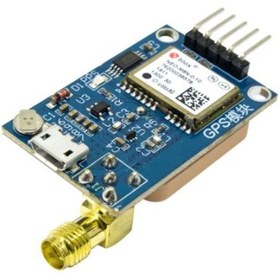 تصویر ماژول GPS NEO-7M با سوکت SMA 