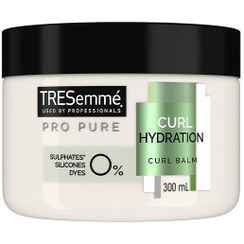 تصویر ماسک مو بدون سولفات مو های فر ترزمه | 300 میل TRESemme pro pure hair balm curl Hydratiom